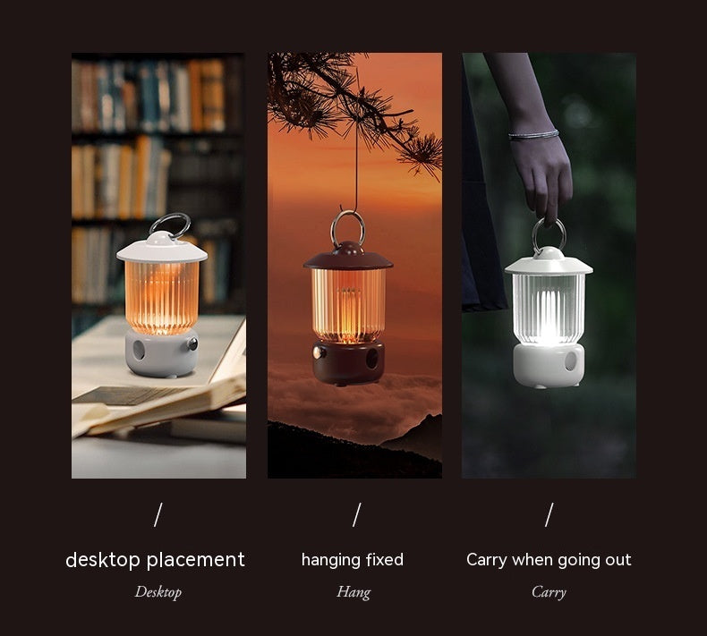 Lamp Humidifier USB Rechargeable Multifunctional Small Humidifier