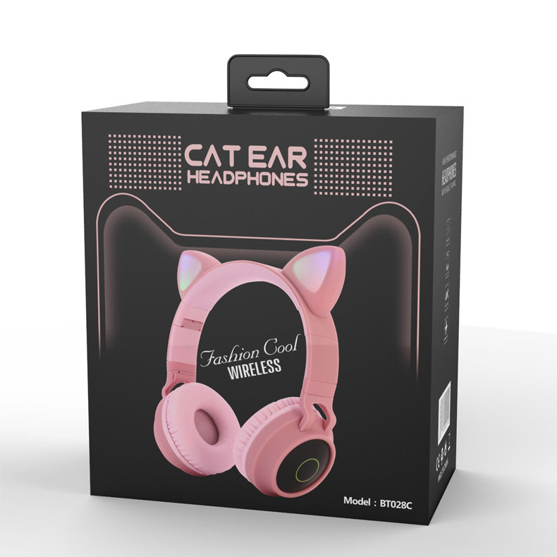 Cat Ear Headphones Wireless Bluetooth 5.0